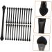 Baluue 25 Pcs Black Lip Balm Applicator Plastic Makeup Beauty Tool Kits Lipstick Brush - Buy Online on GoSupps.com