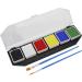  ACOGEDO Face Paint Kit Safe Water-Soluble Paint Palette for Body and Face - 6 Colors Hypoallergenic and Quick-Drying Halloween Makeup Kit 60g - Buy Online on GoSupps.com