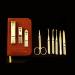 Manicure Set Beauty Manicure Stainless Steel Nail Clippers Set Nail Clippers Care Tools Man in Woman 9 Pieces Brown Manicure Nail Clippers Kit - Buy Online on GoSupps.com
