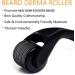 Angel Kiss Beard Derma Roller for Men - Titanium Microneedle Roller for Patchy Hair Growth - Home Use with Storage Case, Black 0.5 - Buy Online on GoSupps.com