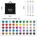 Shuttle Art 51 Colors Dual Tip Alcohol Based Art Markers with Case - Perfect for Illustration and Adult Coloring - Buy Online on GoSupps.com