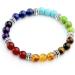 JSDDE 7 Chakra Bracelet - Lava Stone Zen Buddhism Bangle for Healing & Energy Therapy | Yoga Balance Buddha Gemstone Jewelry - Buy Online on GoSupps.com
