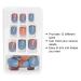 24PC Full Cover Wrong Nails - Removable Ballerina Coffin Nails for Women | Fashion Nail Decoration (P131) - Buy Online on GoSupps.com