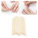 50pcs Wooden Cuticle Pushers Nail Cuticle Stick Double Heads Multi Functional Cuticle Pusher Remover Nail Cleaning Manicure Pedicure Tool for Pusher Remover Manicure Art Pedicure(4.5 Inches)