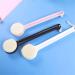 Long Handle Bath Brush | Exfoliating Back Brush for Easy Cleaning | Black - International Shipping Available - Buy Online on GoSupps.com