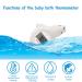 Doli Yearning Baby Bath Thermometer - Seal Shape, White | Room & Water Temperature | Kids Bathroom Safety - Buy Online on GoSupps.com
