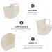 POPETPOP Rabbit Hay Rack Feeder for Bunny Guinea Pigs and Chinchillas Minimize Waste and with Hanging Alfalfa Hay Dispenser for Cage Beige - Buy Online on GoSupps.com