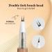 Double Tip Lower Eyelash Pencil Upgraded 3D Waterproof Eyelash Pen Eye Liner Liquid Eyeliner Dual Pronged Bottom Eyelashes Pen Waterproof Liquid Eyeliner for Makeup (Light Brown) - Buy Online on GoSupps.com