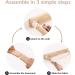 Furmia Cat Wall Hammock - Modern Wall Mounted Cat Shelves for Cats up to 40 lbs (White) - Buy Online on GoSupps.com