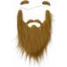 Generic False Beard And Eyebrow Set Costume Fake Mustaches for Carnival Holiday - Buy Online on GoSupps.com
