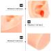 Exceart Silicone Ear Model - Acupuncture Simulation & Piercing Practice Tool - Food Grade Medical Quality - Buy Online on GoSupps.com