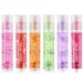 Ericetion Set of 6 moisturizing lip oils lip oil fruit flavor for dry lips long-lasting illuminating lip balm moisturizing clear lip gloss