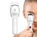 Eyelash Heated Curler - Portable Electric Lash Curling Tool Women Natural Eye Lash Tool Rapid Heat-up with Temperature Control Long Lasting Eyelash Curling Tool for Perfect Eyelashes White