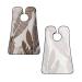 Line Feathers Print Beard Bib Apron - Non-Stick Hair Catcher for Men | Perfect Shaving Gift - One Size Black - Buy Online on GoSupps.com