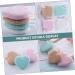 Buy Housoutil 12 Pcs Heart Shape Makeup Remover Puff | Cleansing Wipes & Beauty Sponge for Flawless Makeup Removal - International Shipping Available - Buy Online on GoSupps.com