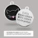 Personalized Cat Collar for Medium to Large Cats - Ibera Gifts Engraved Name & Address - Round Shape Cat Necklace (Black) - Buy Online on GoSupps.com