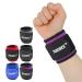 Buy KeuLEn 2 Pack Wrist Brace - Adjustable Compression Wraps for Fitness Tendonitis Carpal Tunnel & Arthritis Pain Relief (Black/Gray) - International Shipping Available - Buy Online on GoSupps.com