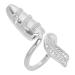 Nail Cap Rings Shiny Fingernail Ring Simple for Women(#1)