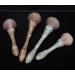 BlingChic Kabuki Face Brush - Synthetic Haired Round Powder Makeup Brush with Gold Bling Stones - Buy Online on GoSupps.com