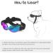 PEDOMUS Small Dog Sunglasses | Adjustable Blue Dog Goggles for Small Breeds - Buy Online on GoSupps.com