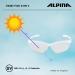Alpina Twist Five S HR V - Self-Tinting Break-Resistant Fog-Free Sports & Bicycle Glasses - 100% UV Protection for Adults - White Gloss - Buy Online on GoSupps.com