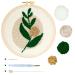 Punch Needle Kit for Beginners Adults Kids Easy Punch Needle Embroidery Kit Tool Threader Fabric Embroidery Hoop Yarn Rug Punch Needle leaf