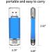 64GB USB C Flash Drive Alihelan 2 in 1 OTG Dual Type C Thumb Drive | USB 3.0 Pen Drive Memory Stick - Blue 64GB - Buy Online on GoSupps.com