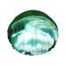 Green Trees Small Waterfalls Printed Shower Cap Bath Cap Waterproof Shower Caps Fits All Head Sizes All Hair Textures for Women Hair Bath Caps