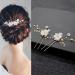 inSowni 26 Pack Gold Flower Pearl Wedding Hair Combs and Pins Set - Rhinestone Crystal Bridal Accessories for Women, Girls, Brides, Bridesmaids - Buy Online on GoSupps.com