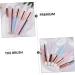Baluue 2pcs Nose Brush Eyeshadow Brush Makeup Eyeshadow Lady Parts Eye Makeup Accessory Aluminum Tube Pink - Buy Online on GoSupps.com
