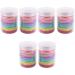 minkissy 6 Boxes Elastic Stretch Ponytail Holders Hair Ties for Women Hair Elastics Hair Bands Ponytail Ropes for Girls Seamless Hair Bands Hair Ties Bands Rope No Contact Women's
