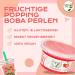 Buy Bubble Tea Express Fruity Popping Boba Pearls - Strawberry 490g | Vegan Gluten-Free Lactose-Free Fruit Juice Beads - Buy Online on GoSupps.com