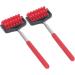 2 Pack Stainless Steel Telescopic Back Massage Roller with Essential Oil Enhance Blood Circulation | International Shipping - Buy Online on GoSupps.com
