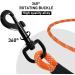 CANDYDOG Training Lead for Dogs 20m Reflective Long Dog Rope Leash with Soft Padded Handle for Dogs Suitable for Small to Large Dogs Orange - Classic Leashes and Training Leashes B1-20M - Buy Online on GoSupps.com