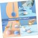 Beavorty Silicone Shampoo Brush Set - 9 Pcs Massage Comb for Wet & Dry Scalp Care - International Shipping Available - Buy Online on GoSupps.com