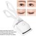 Heated Eyelash Curler 24 Hours Long Lasting Rechargeable Electric Eyelash Curler Curved Design Small and Portable for Travel - Buy Online on GoSupps.com