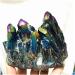 Natural Crystal Rough Stone Crafts Electroplating Colorful Angel Aura Crystal Cluster 1PC - Buy Online on GoSupps.com