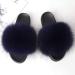 Fluffy Slippers Women Grey Plush Furry Soft Comfortable Slippers Winter Flats Plush Fluffy Flip Flops Fur Slides with Arch Support for Girls Open Toe Flat Sandals Women Shoes for Indoor Outdoor (A A 25CM