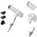 Kokiya Hair Dryer Hair Styling Tool for Curly Hair High Speed Blow Dryer for Travel Fine Thick Natural Wave Frizzy Hair Salon White 3 Nozzle - Buy Online on GoSupps.com