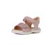 Geox Baby Girl's B Sandal Delhi 5 UK Child Rose Silver