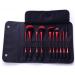 Buy Non-Irritating Synthetic Fiber Makeup Brush Bar Set - Travel-Friendly Red Brush Sets & Perfect Gifts - Buy Online on GoSupps.com