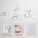 Silicone Nail Art Stamper Kit with 4 Sizes & Scrapers - Clear Round Square Jelly Stamper for Nail Stamping, DIY Nail Decoration - Nail Stamping Kit for Polish - Buy Online on GoSupps.com