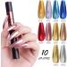 Chrome Nail Powder Pen - Glitter Mirror Effect Nail Art Pen MCB-02 - Buy Online on GoSupps.com
