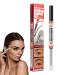 G n rique 3D Waterproof Microbladant Eyebrow Pauc - Eyebrow Gel Tint 4-Fork Tip Forehead Pen | Natural Looking Eyebrow Filler To Define Shape And Improve Eyebrow Shapes