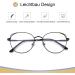 Blue Light Filter Cat Eye Glasses - Anti-UV Non-Prescription Metal Frame for PC and Gaming - Stylish Black Women's Glasses - Buy Online on GoSupps.com