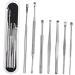 Beaupretty 7pcs Stainless Steel Ear Wax Removal Tool Kit - Effective Ear Cleaner Set for Safe Ear Care & Hygiene - Buy Online on GoSupps.com