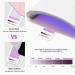 GEN'C B AUTY Anti UV Gloves Anti UV Light Fingerless Manicure Gloves Multicolors 1 pair Pink - Buy Online on GoSupps.com