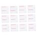 Balacoo 72pcs Eyebrow Stickers Girls Suit Brow Shaping Stencils Beauty Salon Supplies Miss Disposable Ruler