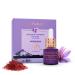 Ayuga Kashmiri Saffron Face Oil for Golden Glow | with Jasmine & Kumkumadi Tailam | Facial Massage Oil for Spots Marks & Wrinkles | Non-Comedogenic | 0.51 Fl Oz/15ml