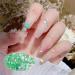 dijiusidy 1440 Pieces Glass Crystal Set Eye-catching 3D Tips Decoration Nail Art Rhinestones DIY Handcraft Manicure Accessories Green - Buy Online on GoSupps.com